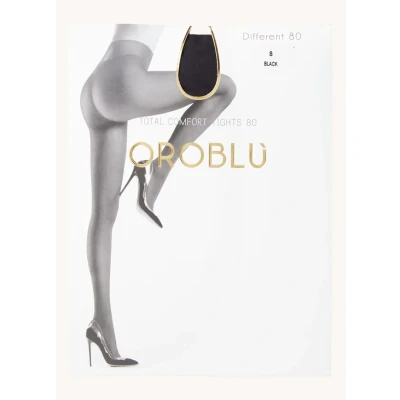 Afbeelding van Oroblù Different Panty 80 Den Opaque VOBC01416 9999 zwart xl