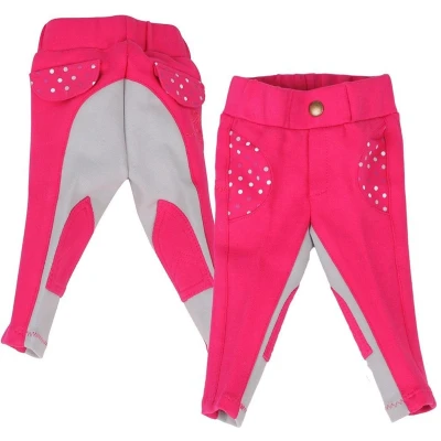 Afbeelding van QHP Mickey rijbroek fuchsia maat:56