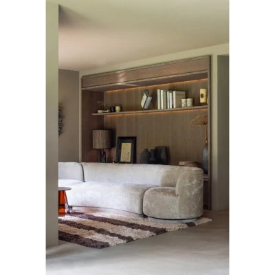 Afbeelding van BePureHome Combi Popular Bank Chenille Naturel 72x370x97