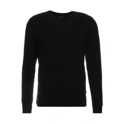 Afbeelding van JACK &amp; JONES ESSENTIALS gemêleerde trui JJEBASIC zwart