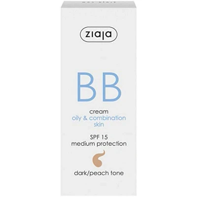 Afbeelding van Ziaja Bb Cream Vette en gemengde huid Spf15 Dark Tone 50 ml