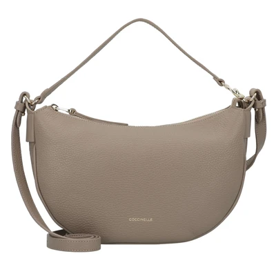 Afbeelding van COCCINELLE Leren handtas schoudertas C Easy Handle Bag Warm Taupe