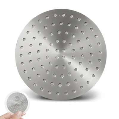 Afbeelding van NOTSEK Puck Screen 58.5mm, V2 0.8mm Dikte Espresso Scherm voor 58mm Portafilter, 304 Roestvrij Staal met Acryl Opbergdoos, Koffie Barista Portafilter
