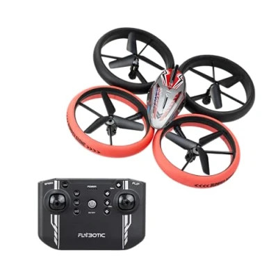 Afbeelding van Silverlit FLYBOTIC Bumper Drone Lit 2,4 GHz Portée 30 m Cascade à 360 , meerkleurig (MZDS5SAA71Q.)