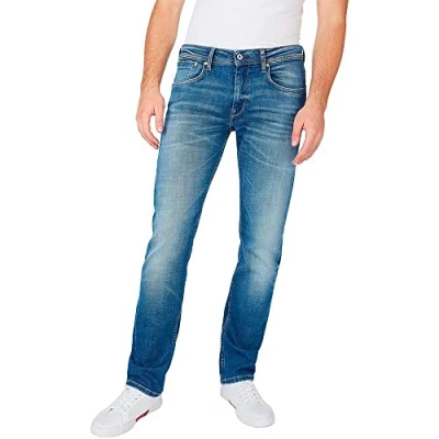 Afbeelding van Pepe Jeans Hatch Regular voor heren, blauw (denim hp7), 29W x 34L