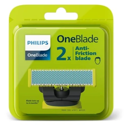Afbeelding van Philips OneBlade Anti Frictie Blade QP225/50 Vervangmesjes 2 stuks