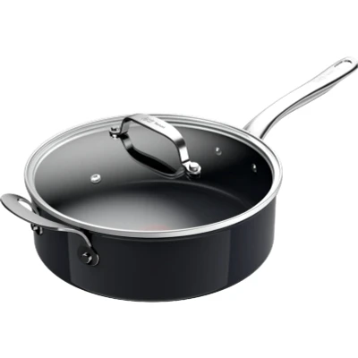 Afbeelding van Tefal Jamie Oliver Prima Hapjespan Ø26 cm Keramisch Geschikt voor alle warmtebronnen Inclusief glazen deksel