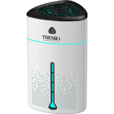 Afbeelding van Themio Luchtbevochtiger Wit Zwart 2.5L humidifier Aroma diffusers geurverspreider
