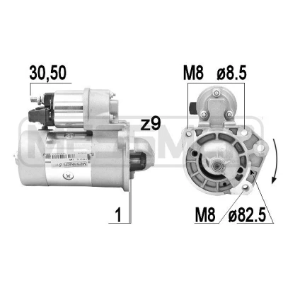 Afbeelding van Startmotor / Starter ERA 220161A