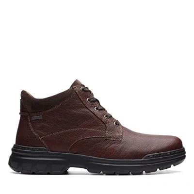 Afbeelding van Clarks Heren Rockie2 UpGTX Fashion Boot, Mahogany Leather, 41,5 EU