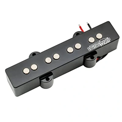 Afbeelding van Wilkinson WOJB Vari Gauss Keramisch 4 snarige J Bass Brug Element Pickup voor Jazz Basgitaar, Zwart