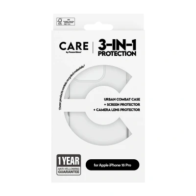 Afbeelding van PanzerGlass CARE by PG3 in 1 Bundle iPhone16 6.3 Pro