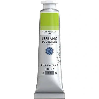 Afbeelding van Lefranc Bourgeois 405107 Extra fijne olieverf met hoogwaardige kunstenaarspigmenten, lichtecht, verouderingsbestendig 40ml Tube, Prussian Green