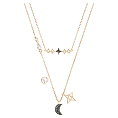 Afbeelding van Swarovski 5273290 Duo Moon Set Ketting