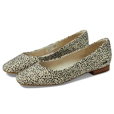 Afbeelding van TOMS Briella Loafer Flat, Fog Flocked Mini Cheetah, 9 UK, Mist Gevlokt 42.5 EU