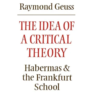 Afbeelding van the Idea of a Critical Theory: Habermas and Frankfurt School