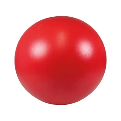 Afbeelding van Schecker Hondenspeelgoed drijfbal in rood voor honden van hard plastic ca. 25 cm