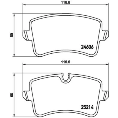 Afbeelding van Brembo Remblokset P 85 118