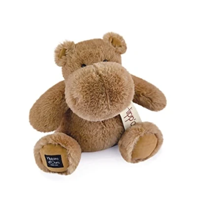 Afbeelding van Histoire d&#039;Ours HO3203 Pluche dier, nijlpaard, HIPPO, warme chocolade, 25 cm