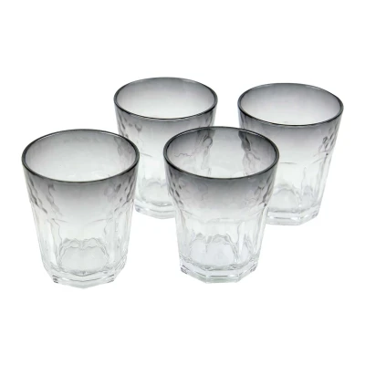 Afbeelding van Bo Camp Limonade Glas Smoke 200 Ml. 4 Stuks