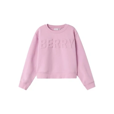 Afbeelding van Name It kids meisjes trui KALISSE Pastel Lavender Loose Fit
