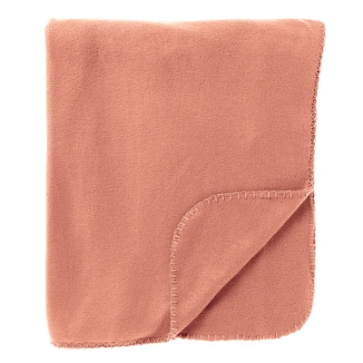 Afbeelding van Dutch Decor PABLO Plaid 150x200 cm 100% polyester fleece terrasplaid Muted Clay roze