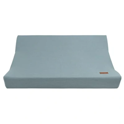Afbeelding van Baby&#039;s Only Baby aankleedkussenhoes Waskussenhoes Overtrek verzorgingskussen Breeze Stonegreen 45x70 cm 100% katoen