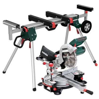 Afbeelding van Metabo Afkortzaag KGS 216 M met trekfunctie nieuw model + KSU 251 onderstel