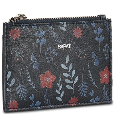 Afbeelding van SKPAT Portemonnee en Coin Purse: Stijlvolle Mini Met Rits Wallet. RFID bescherming, Marine