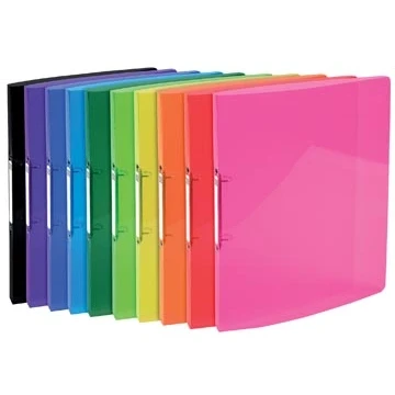 Afbeelding van Exacompta Iderama Ringmap, Voor Ft A4, Uit Pp Met Softcover, 2 Ringen Van 15 Mm, Geassorteerde Kleuren Ringmap