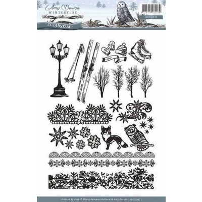 Afbeelding van Clearstamp Amy Design Wintertide