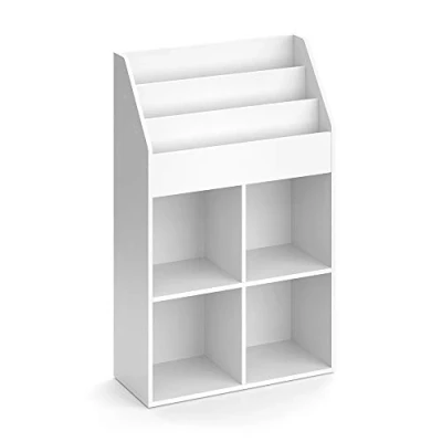 Afbeelding van Vicco Boekenkast &quot;Luigi&quot;, Wit, 72 x 114 cm