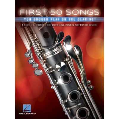 Afbeelding van Hal Leonard First 50 Songs You Should Play on Clarinet songboek voor klarinet