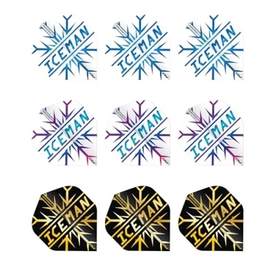 Afbeelding van RED DRAGON Gerwyn Price Iceman Hardcore Dartflight pakket 3 sets per verpakking (in totaal 9 dartflights)