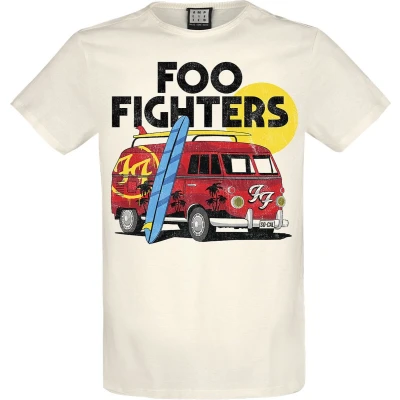 Afbeelding van Foo Fighters Amplified Collection Camper Van T shirt gebroken wit 3XL
