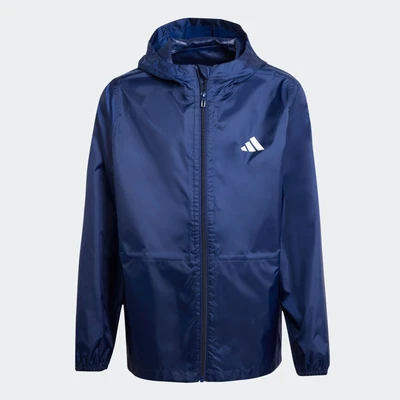 Afbeelding van adidas Performance RAIN Jacket Junior Unisex Windjack voor kinderen, Maat: 164, Dark blue