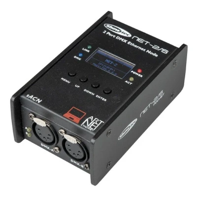 Afbeelding van Showtec NET 2/5 Pocket 2 Channel Artnet node, 5p XLR