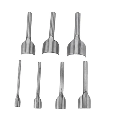 Afbeelding van Leer Gereedschap Ponsen, 7 Stks/Set Lederen Halfronde Snijgereedschap Punches voor Perforatieriem Diy Portemonnee 10 40mm