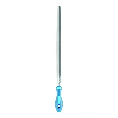 Afbeelding van PFERD Werkplaatsvijl driehoekig, 200 mm, spits toelopende vijl, kruiskop H3 aan drie zijden, incl. ergonomische vijlheft, 11211208 geschikt voor fijnbewerking en afwerkingen