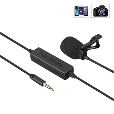 Afbeelding van Saramonic LavMicro lavalier microfoon met 3.5 mm mini jack voor camera