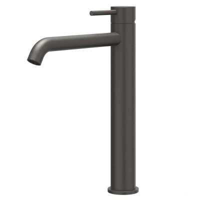 Afbeelding van IVY Concord wastafelkraan Hoog model Geborsteld carbon Black PVD