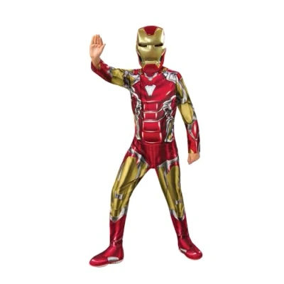 Afbeelding van Rubies Iron Man Kind Rood, Goud, Zilver Maat 104 Carnavalskleding Verkleedkleding