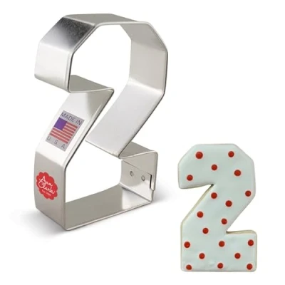 Afbeelding van Ann Clark Cookie Cutters Groot nummer 2 # Cutter, 4.25&quot;