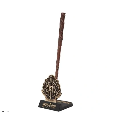 Afbeelding van Cinereplicas Harry Potter Hermelien Granger toverstaf pen met houder en lenticulaire bladwijzer officiële licentie