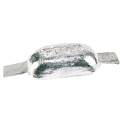 Afbeelding van Romp anode magnesium met strip 1.30kg 290x80x40mm
