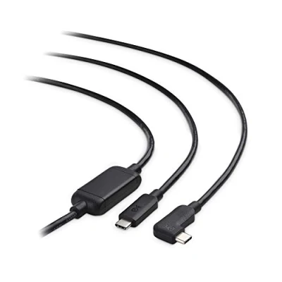 Afbeelding van Cable Matters actieve USB C kabel voor Oculus Quest 2 VR Headset in zwart 5 meter