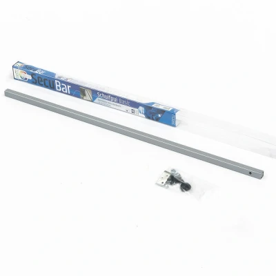 Afbeelding van SecuBar schuifpui positioneerhouder t.b.v. Basic en schuifraam beveiliging zilvergrijs