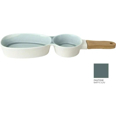 Afbeelding van Gusta serveerplateau 36x10cm groen