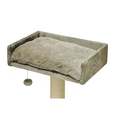 Afbeelding van nanook Ligplaats met kussen en incl. speelbal, kattenbed als uitzichtplatform voor kattenkrabpaal Sigurd, 60x40 cm