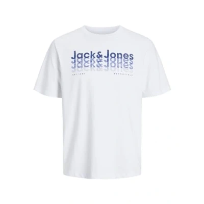 Afbeelding van JACK&amp;JONES JJTEX TEE SS CREW NECK Heren T shirt White